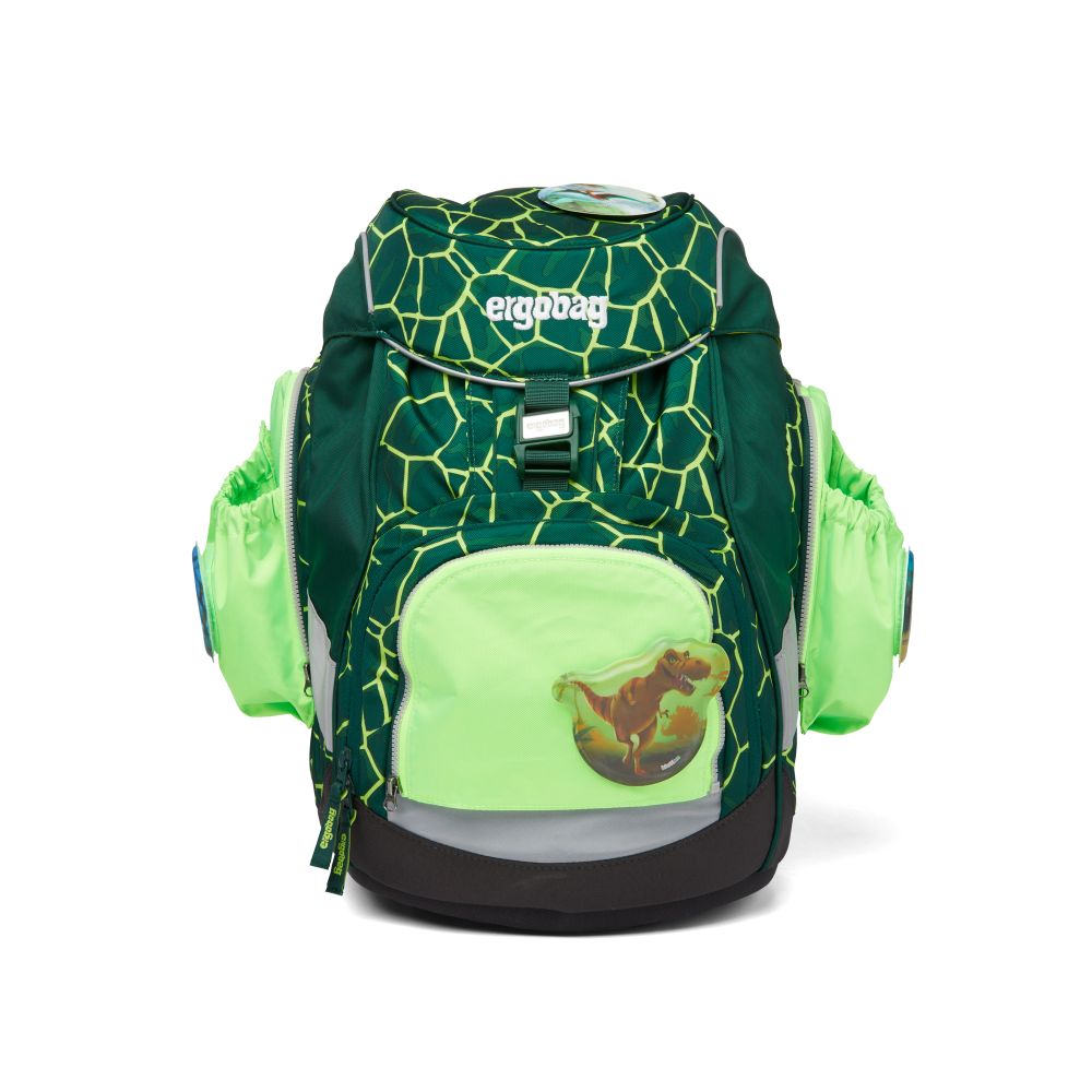 Ergobag Fluo Seitentaschen Zip-Set Grün