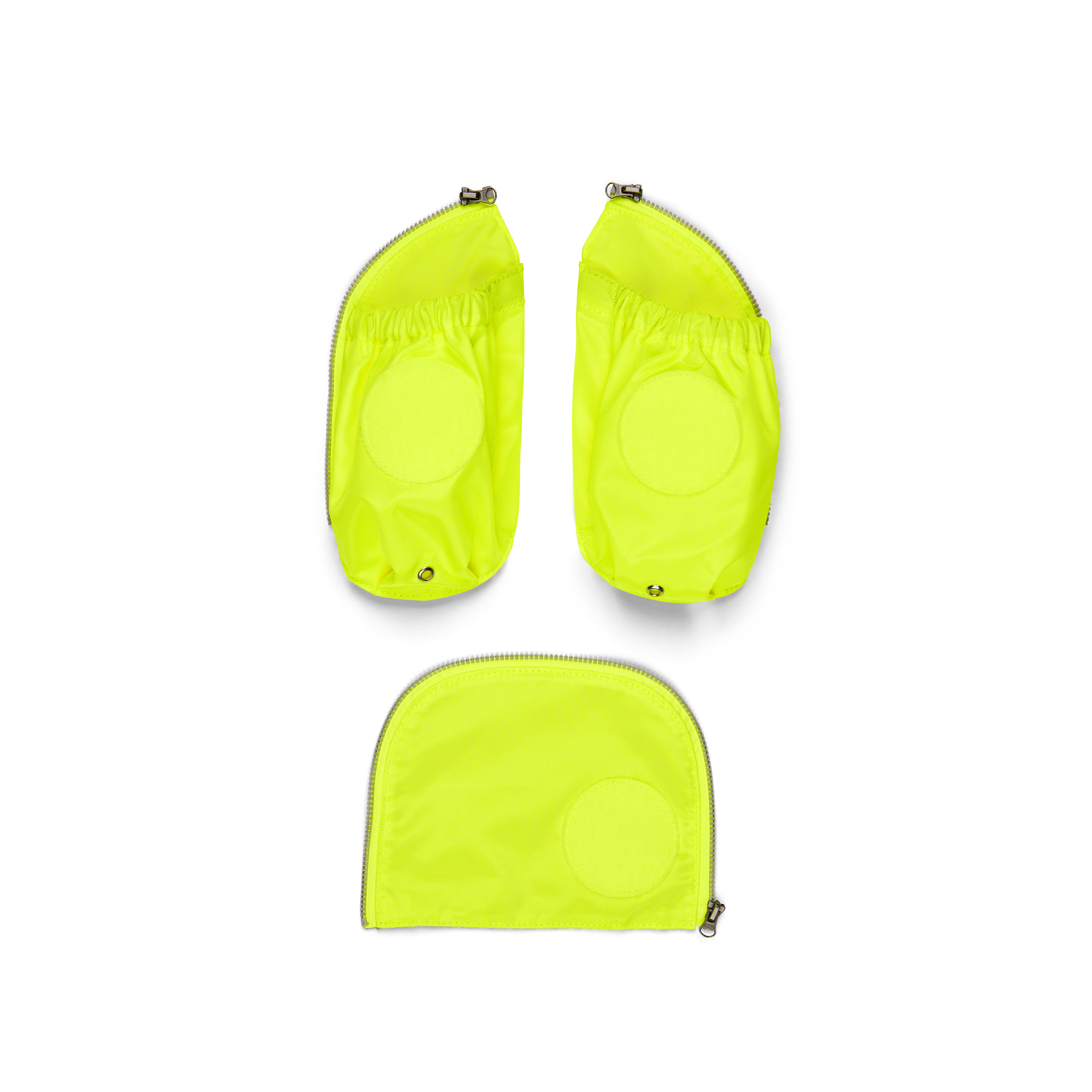 Ergobag Fluo Seitentaschen Zip-Set gelb